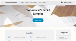 Desktop Screenshot of economicspapers.net